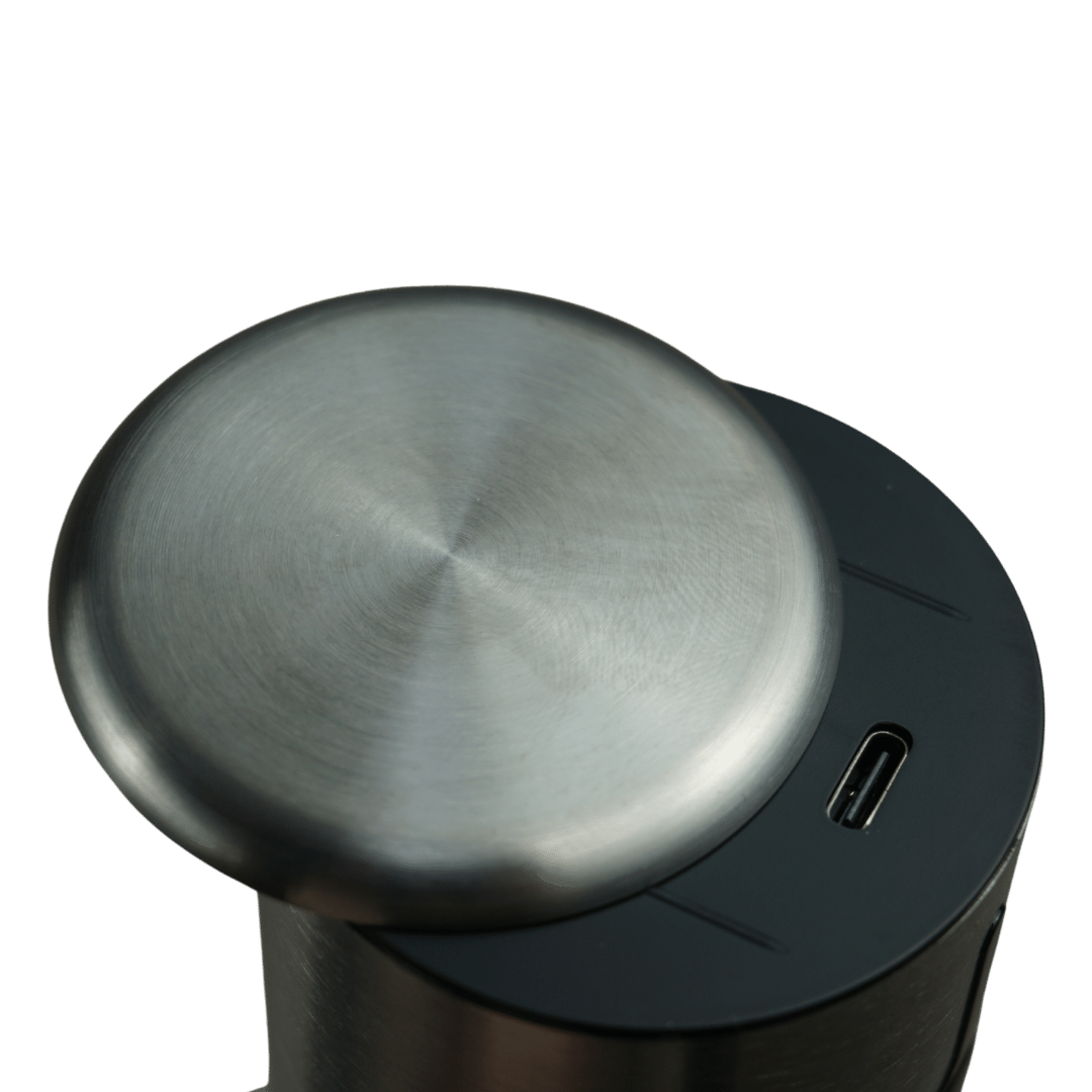 Variglas Zout- en pepermolens, elektrische set van 2 met USB-oplaadbaar, verbeterde grote capaciteit, elektrische kruidenmolen, instelbare grofheid, LED-licht ( 01S Variglas Zout- en pepermolens, elektrische set van 2 met USB-oplaadbaar, verbeterde grote capaciteit, elektrische kruidenmolen, instelbare grofheid, LED-licht ( 01S